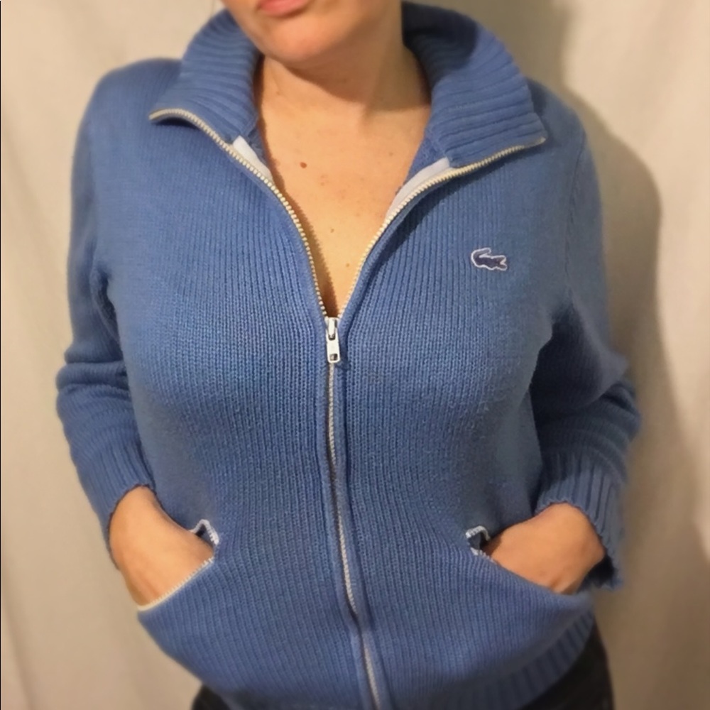 Vintage Izod Sports Lacoste Sweater Jacket